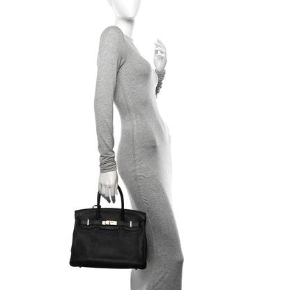 Hermes Togo Birkin 30 Black 2 of 12