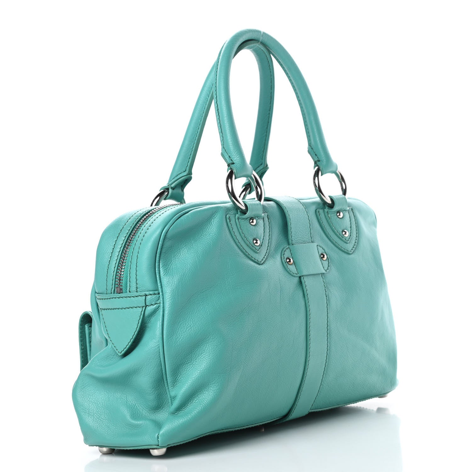Marc Jacobs Calfskin Venetia Satchel Spearmint 3 of 12