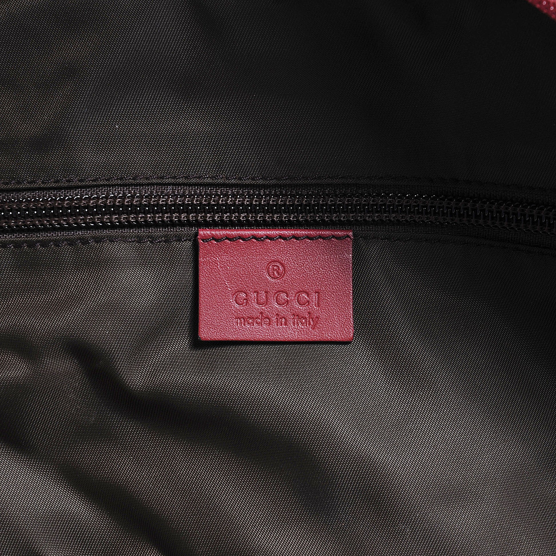 Gucci GG Monogram Large Web Handle Bucket Tote 6 of 7