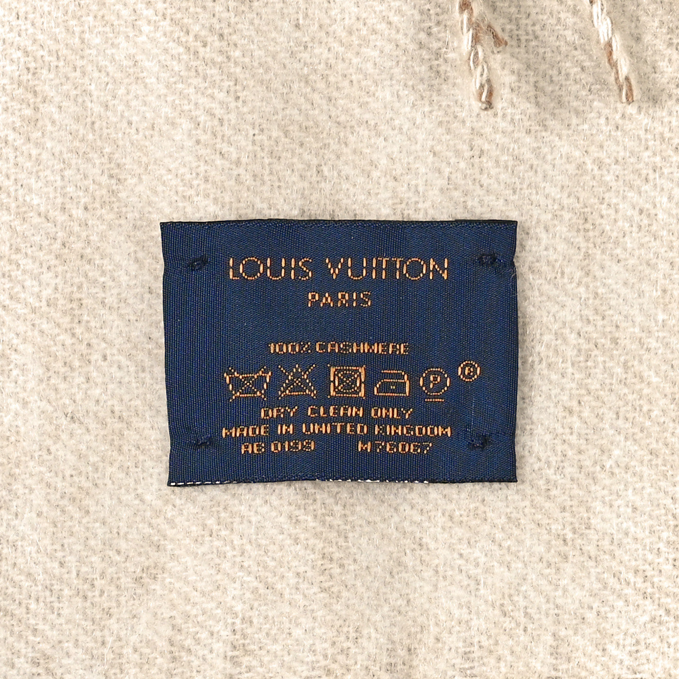 Cashmere Monogram Reykjavik Scarf Sable