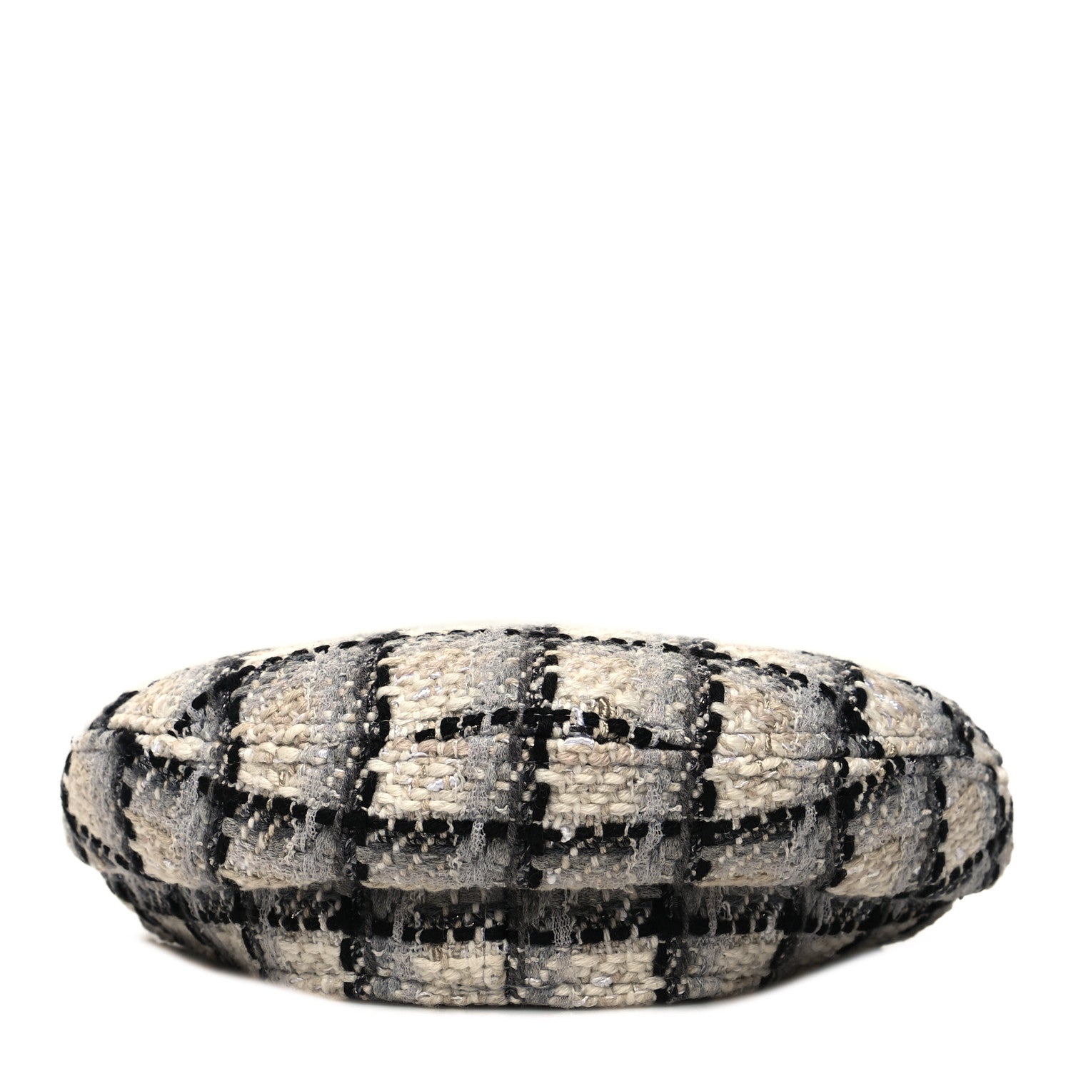 Chanel Cotton Tweed CC Beret L White 5 of 10