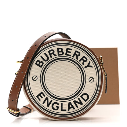 Burberry Canvas Calfskin Louise Bag Natural 11 of 11