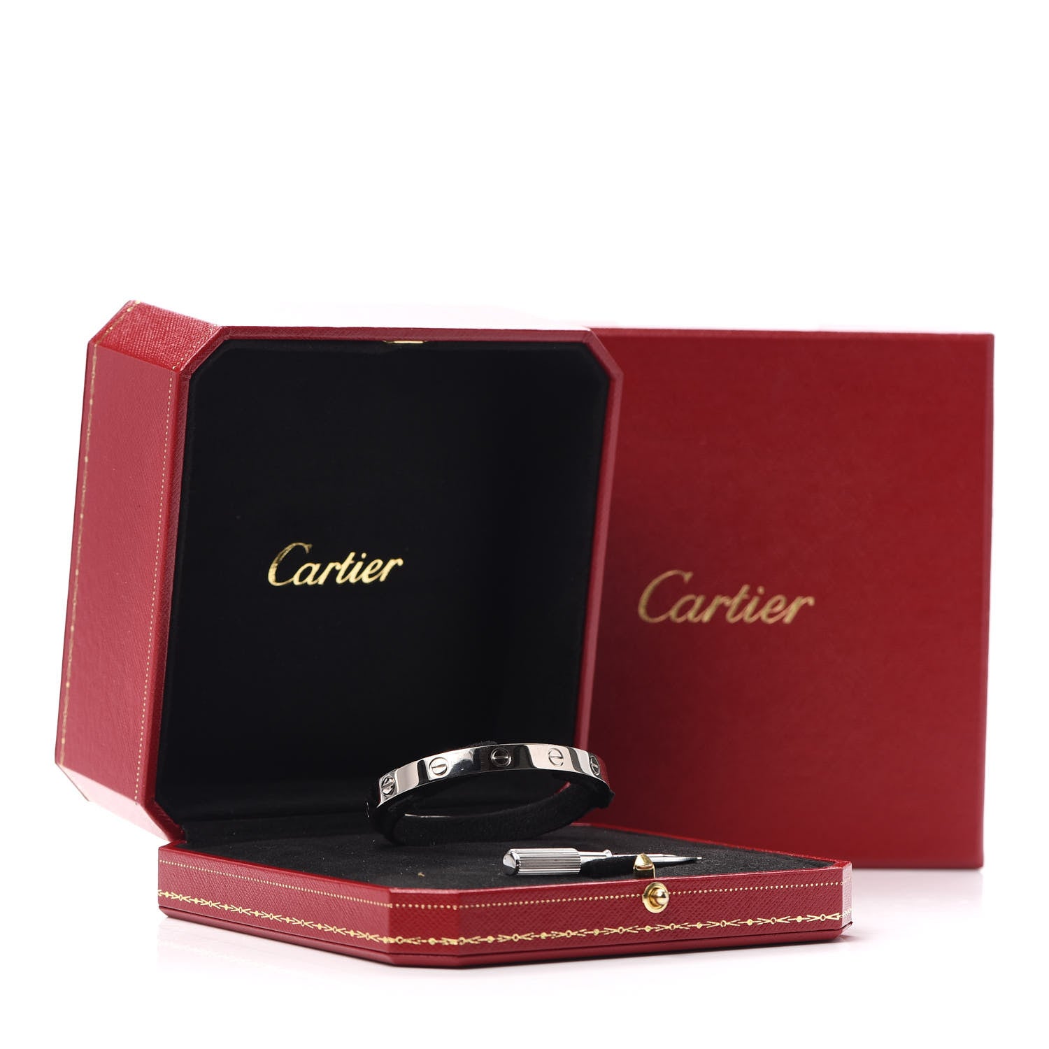 Cartier 18K White Gold LOVE Bracelet 16 6 of 6