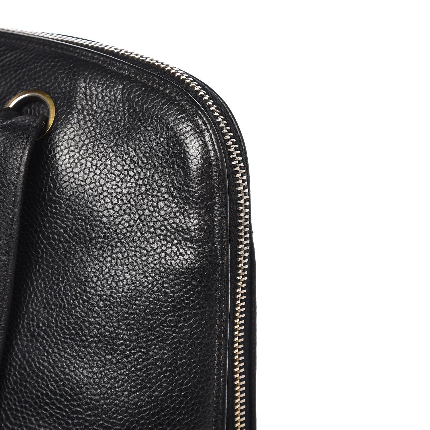 Chanel Caviar Large CC Shoulder Bag Black 14 of 20