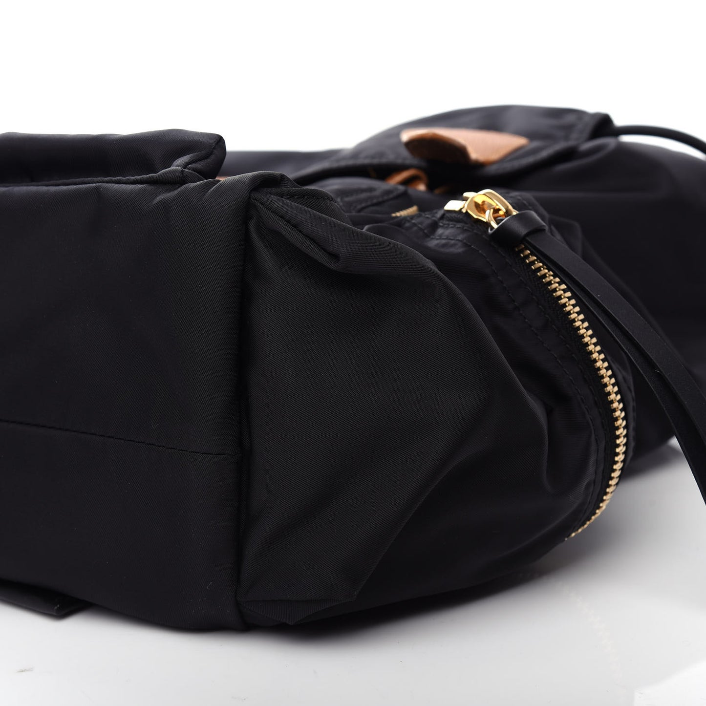 Nylon Large Rucksack Backpack Black