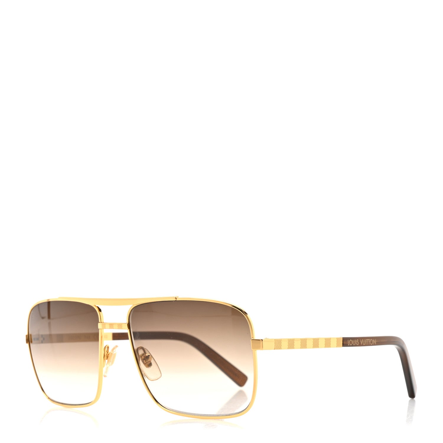 Louis Vuitton Attitude Sunglasses Z0259U Gold 1 of 8