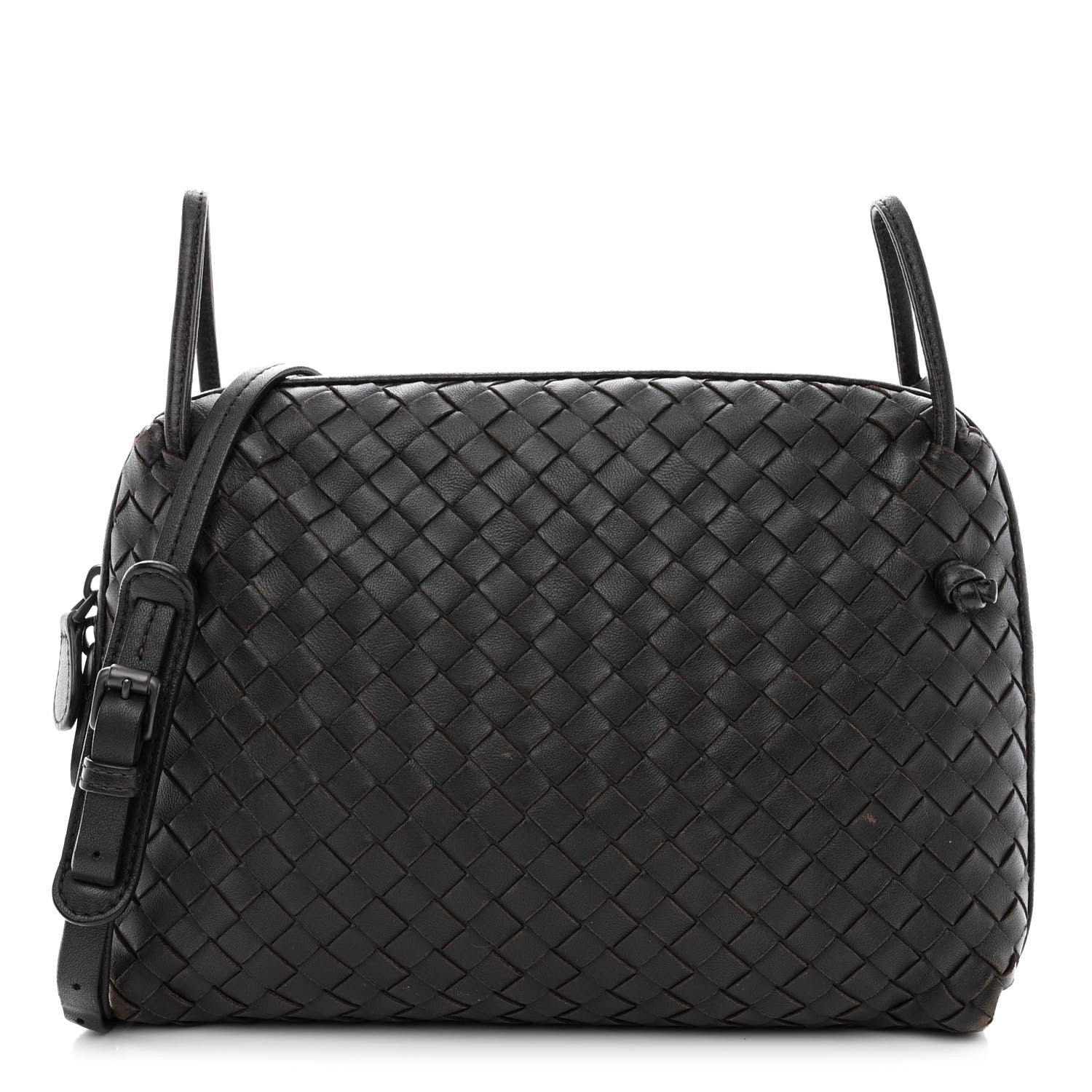 Bottega Veneta Nappa Intrecciato Nodini Bag Ebano 1 of 18