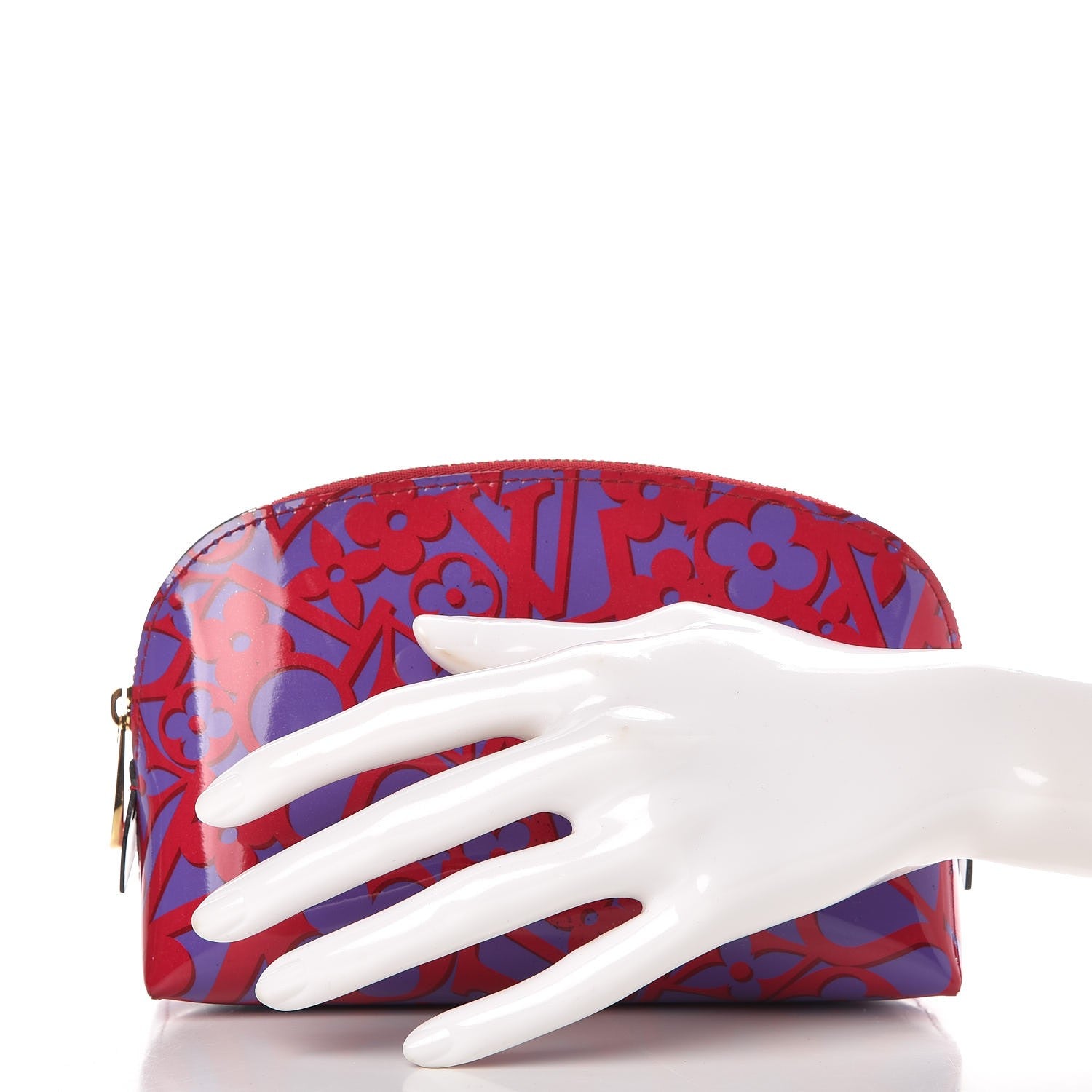 Louis Vuitton Patent Sweet Monogram Cosmetic Pouch Rose Indien 2 of 10