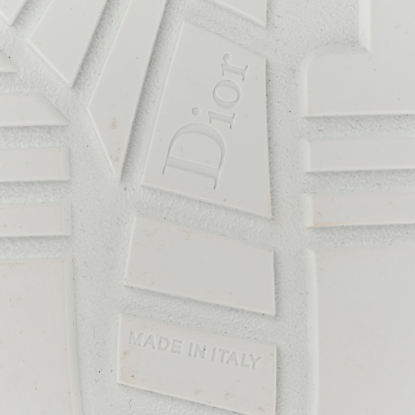 Calfskin Bi-Color Dior-ID Platform Sneakers 40 White Deep Blue