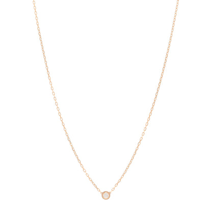 Cartier 18K Pink Gold Diamond SM D'Amour Pendant Necklace 1 of 5