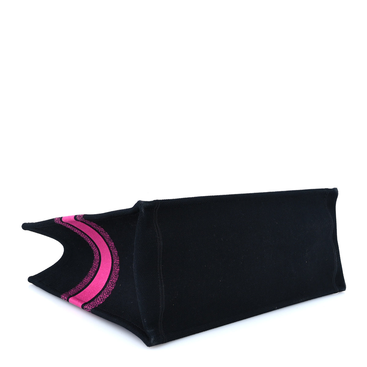 Christian Dior Canvas Embroidered Large Miss Dior Graffiti Book Tote Fuchsia Purple 4 of 10