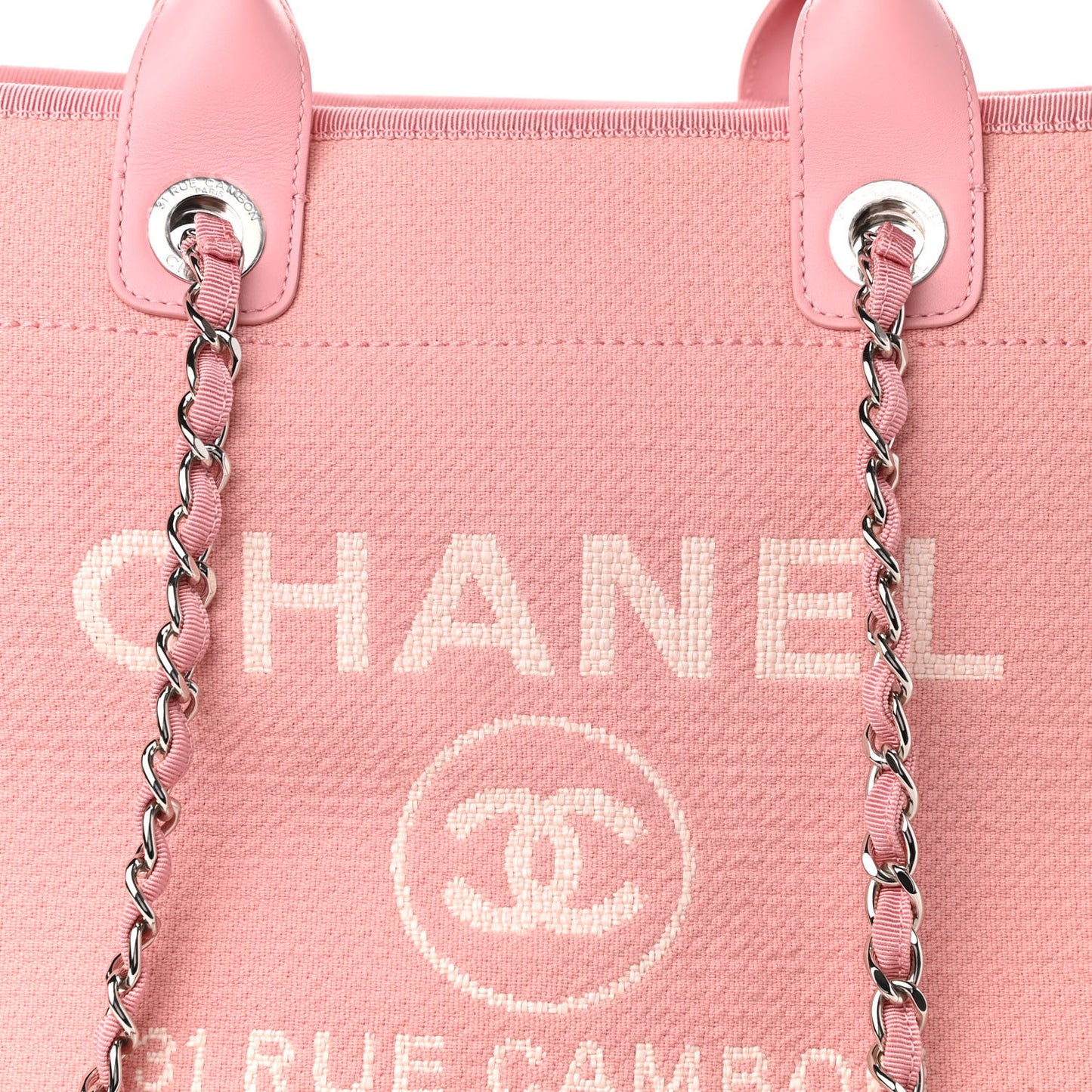 Mixed Fibers Medium Deauville Tote Pink