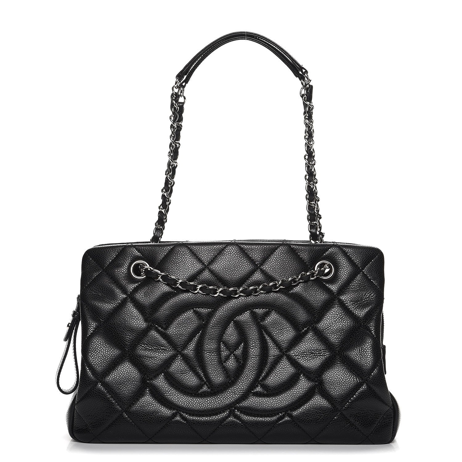Chanel Caviar Quilted CC Timeless Tote Black 1 of 11