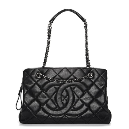 Chanel Caviar Quilted CC Timeless Tote Black 1 of 11