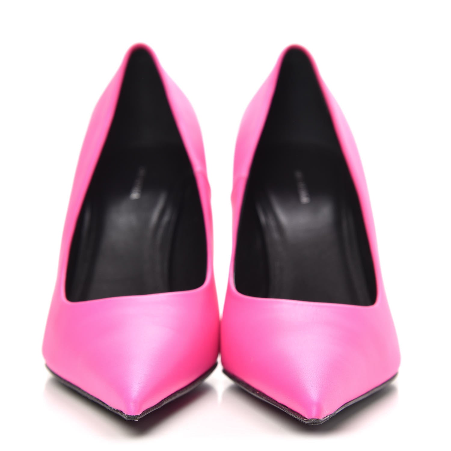 Balenciaga Soft Nappa Square Knife 80mm Pumps 37 Neon Pink 2 of 10