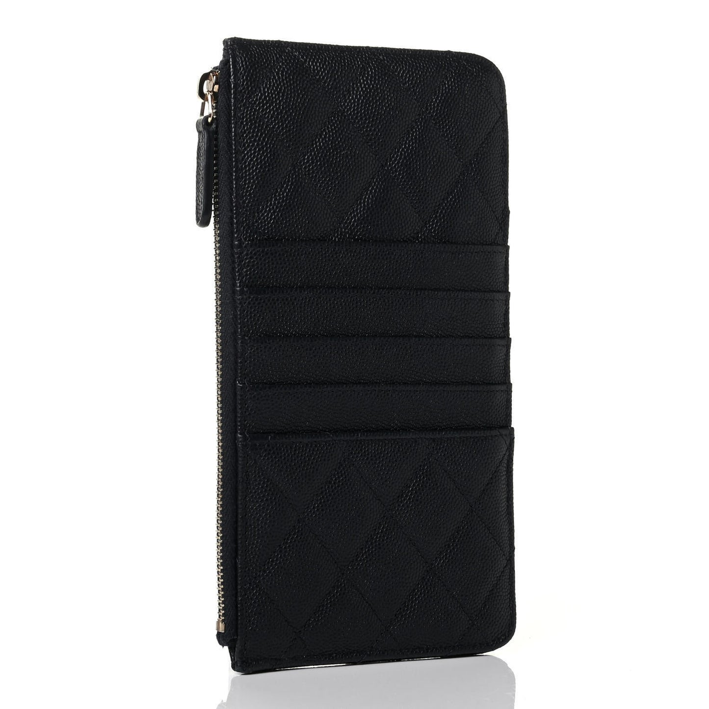 Caviar Quilted Classic iPhone Pouch Navy