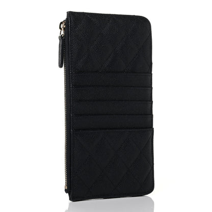 Chanel Caviar Quilted Classic iPhone Pouch Navy 2 of 4