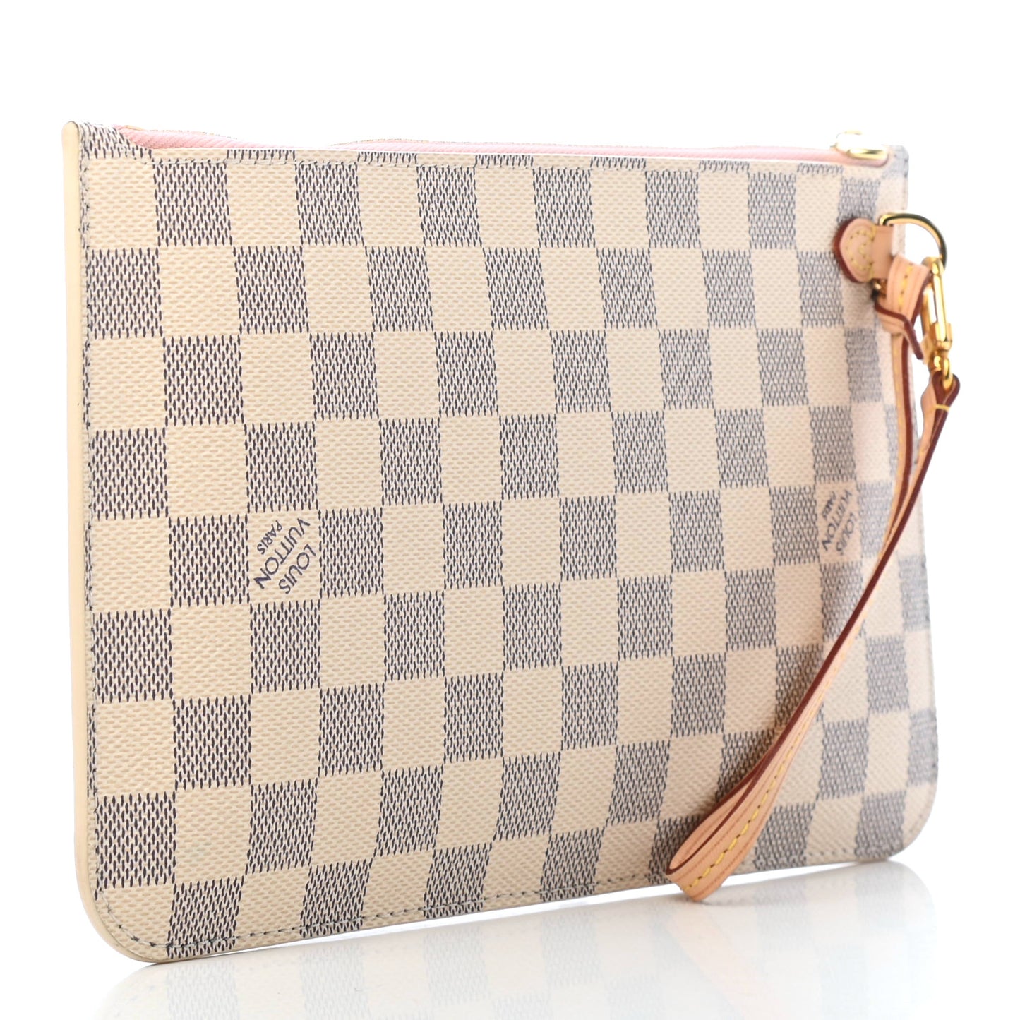 Damier Azur Neverfull MM GM Pochette Rose Ballerine