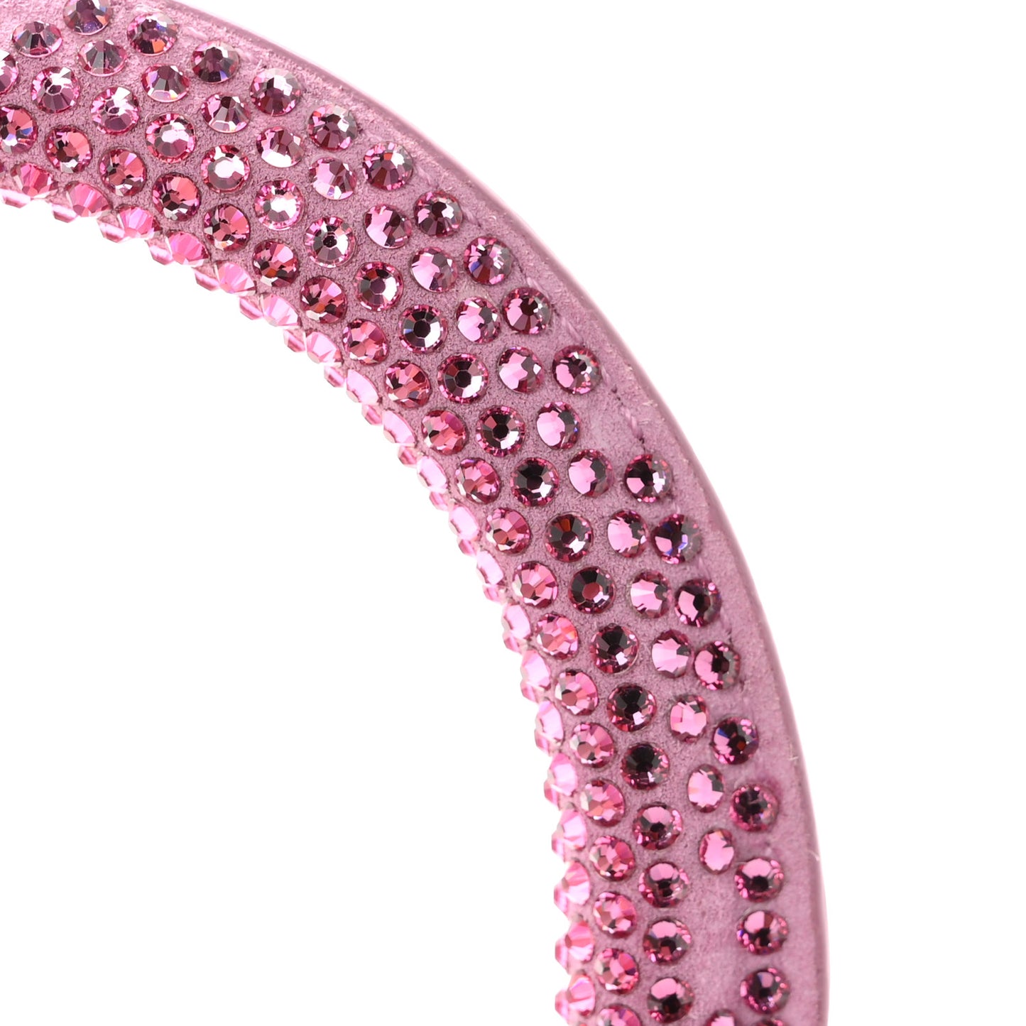 Strass Suede Hourglass Top Handle Bag XS Pink