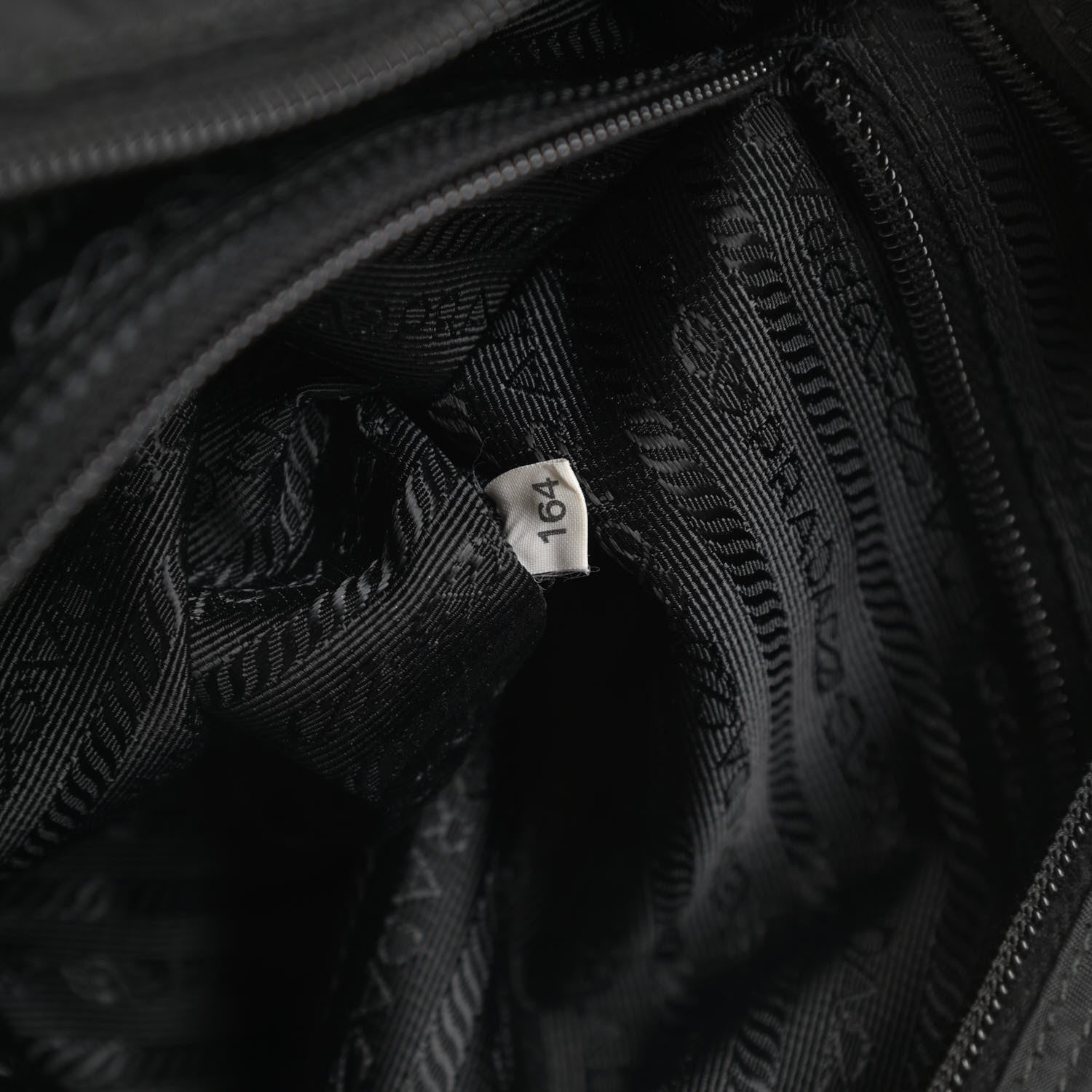 Prada Nylon Vela Messenger Bag Black 7 of 10