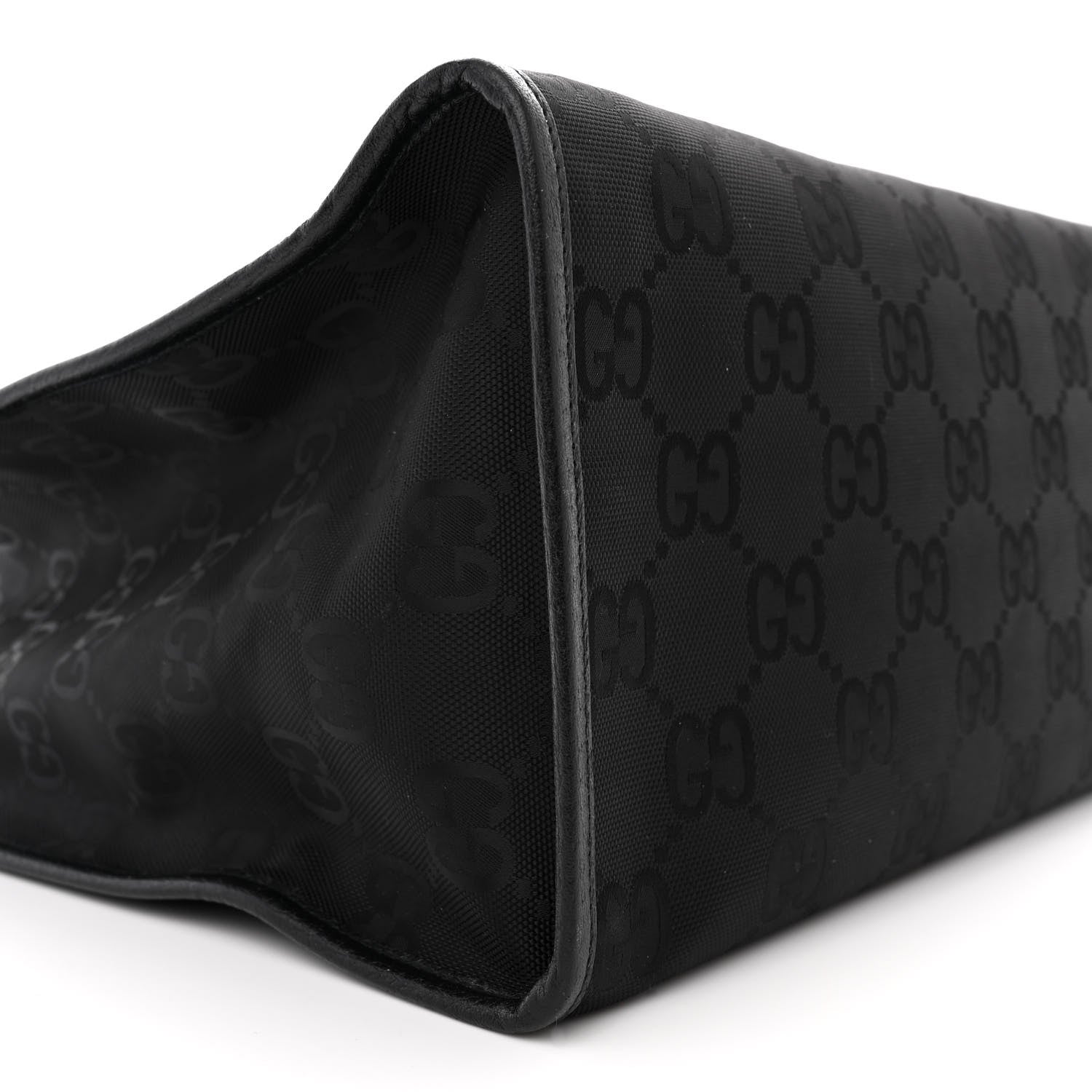 Gucci Econyl Nylon Monogram Large Off The Grid Tote Bag Black 9 of 10