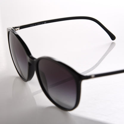 Chanel Acetate Round Sunglasses 5278 Black 6 of 7