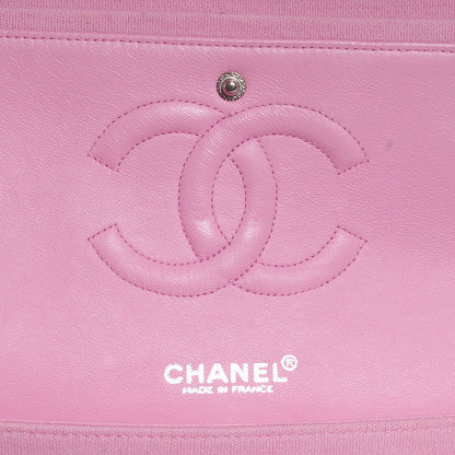 Chanel Jersey Quilted Medium Double Flap Pink 5 of 8