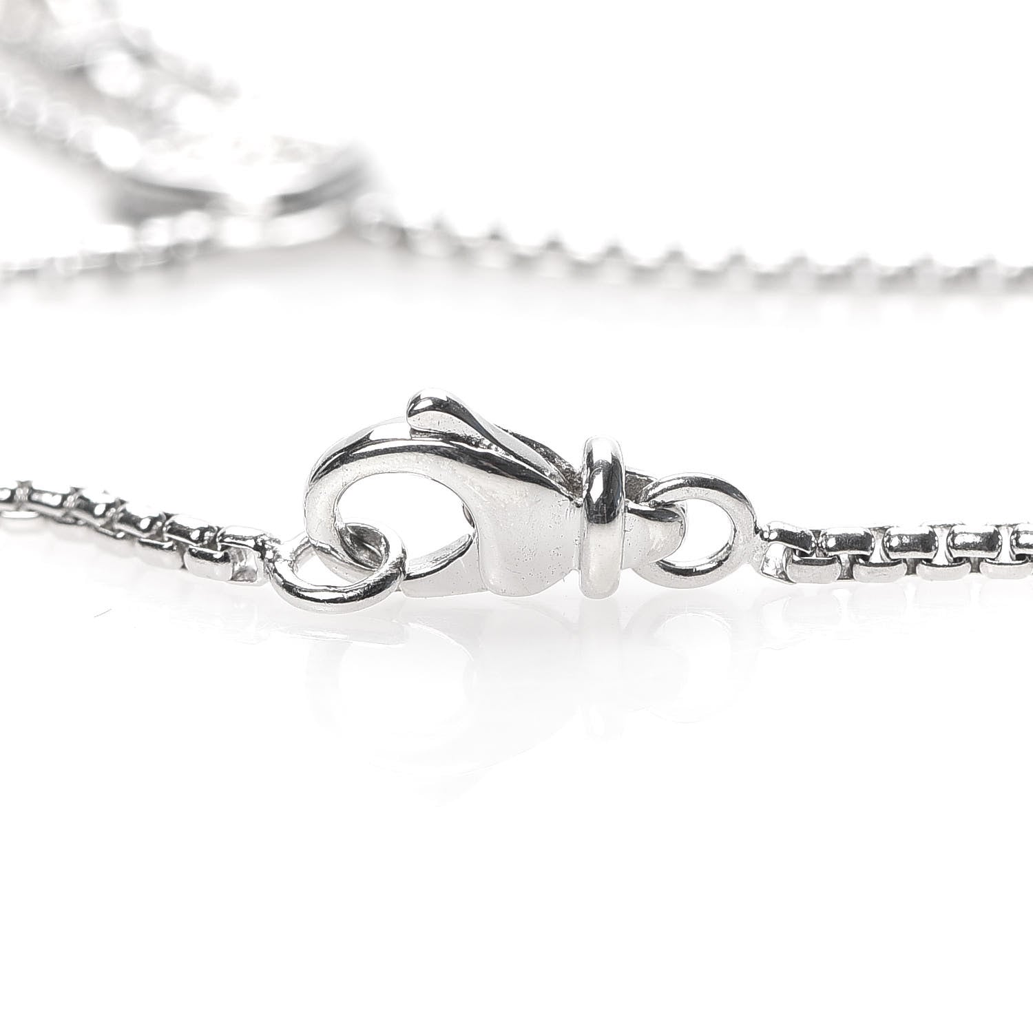 David Yurman Sterling Silver Diamond Confetti Ice Necklace 4 of 5