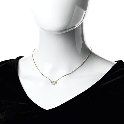 Cartier 18K Yellow Gold Diamond Hearts And Symbols Pendant Necklace 2 of 5