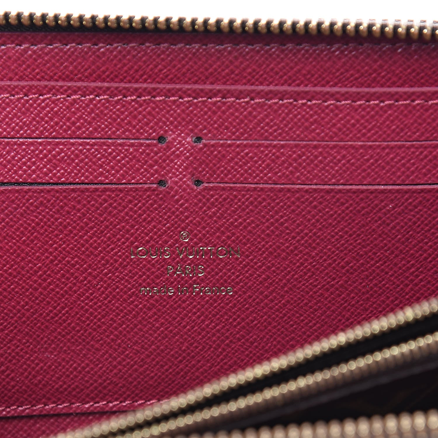 Louis Vuitton Monogram Clemence Wallet Fuchsia 6 of 11