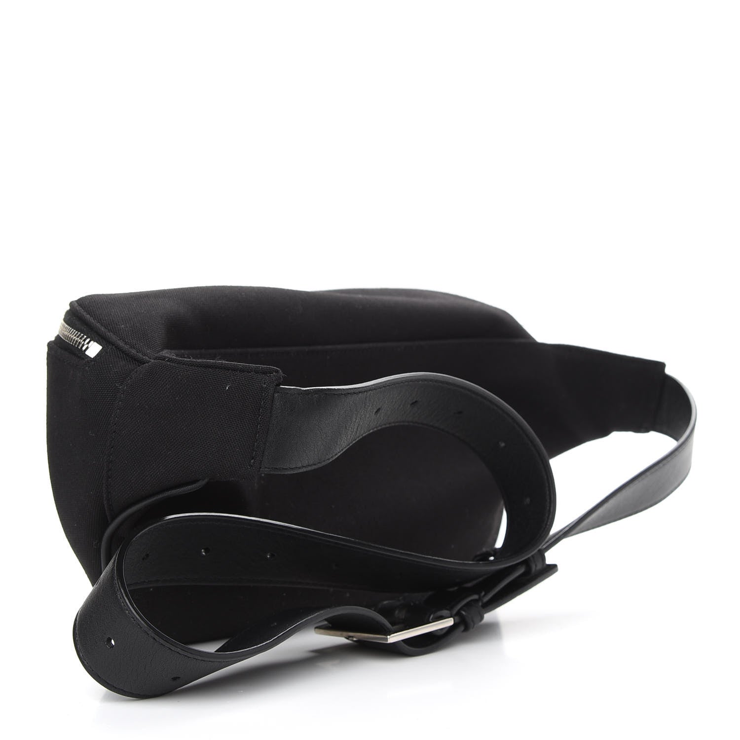 Saint Laurent Canvas Monogram Belt Bag Black 3 of 9