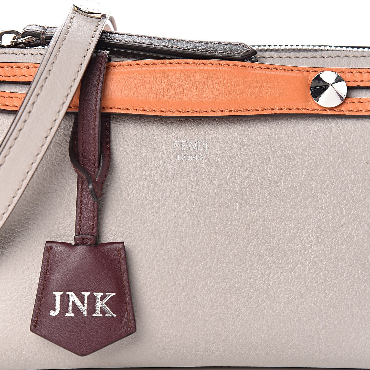 Vitello Dolce 4 Color Mini By The Way Boston Bag Grigio Polvere Arancio Multicolor