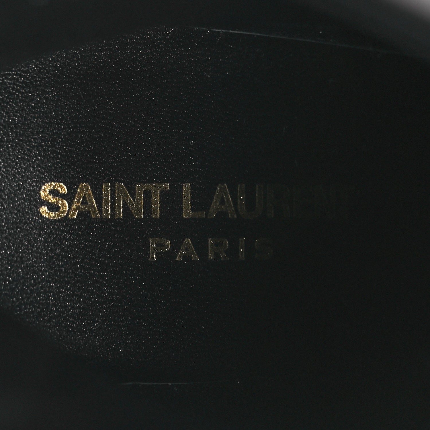 Saint Laurent Glazed Calfskin Opyum Ankle Boots 37 Black 18 of 22