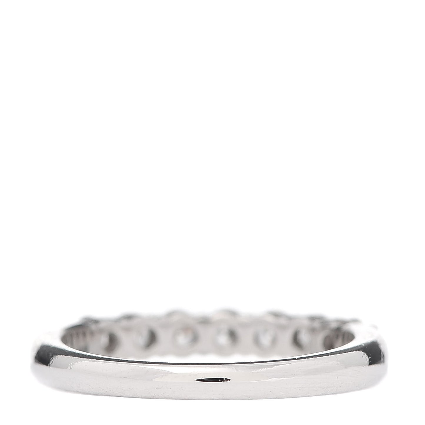 Platinum Diamond 3mm Half Circle Embrace Band Ring 52 6