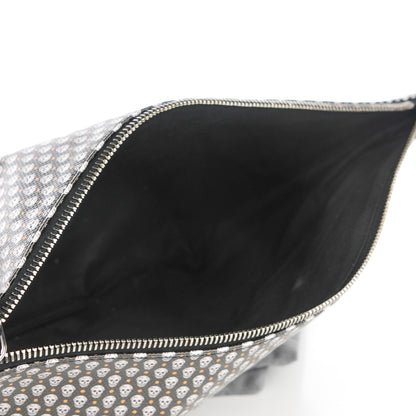 Alexander McQueen Coated Canvas Mini Skull Zipped Pouch Black 5 of 7