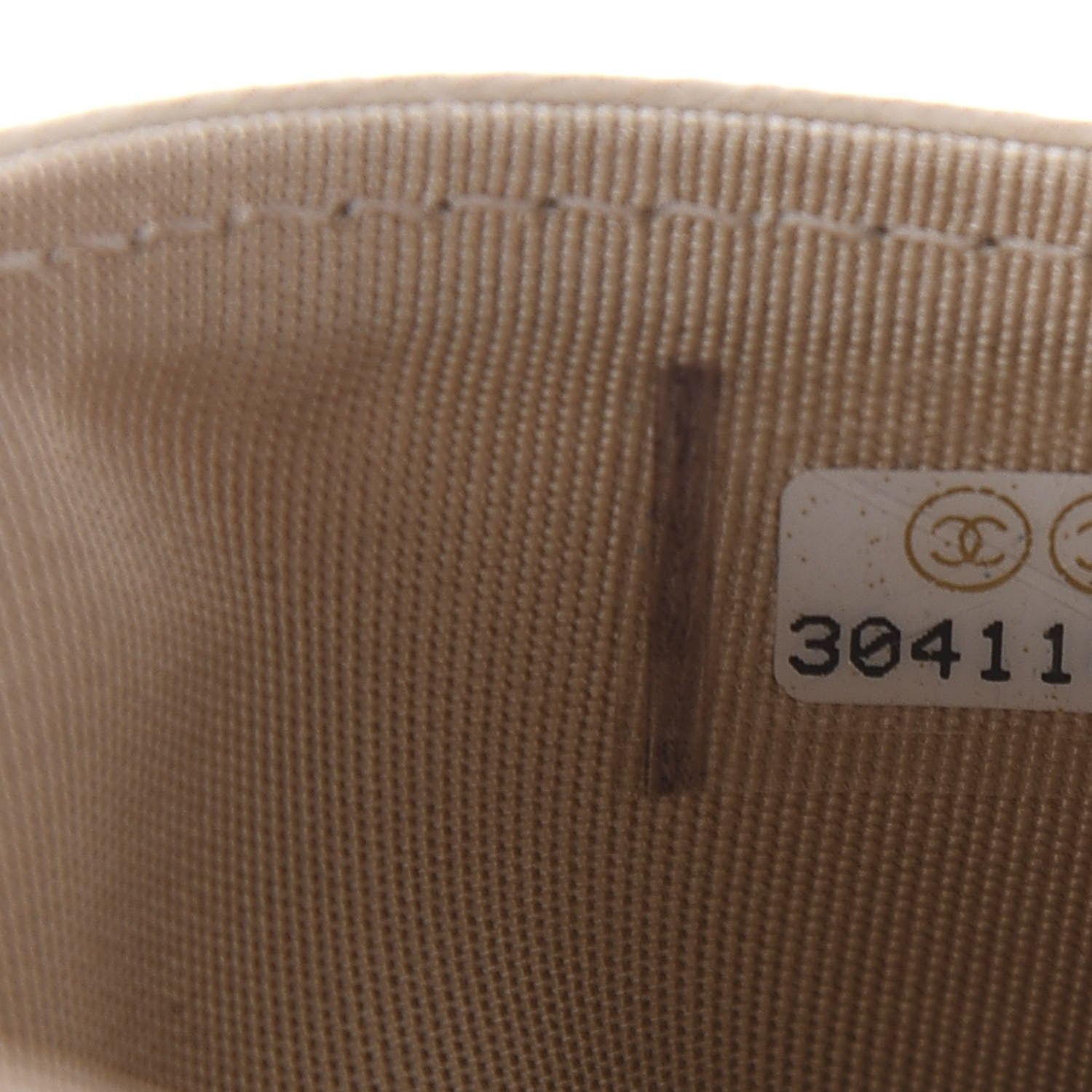 Chanel Goatskin Quilted 19 Card Holder Beige 8 of 8