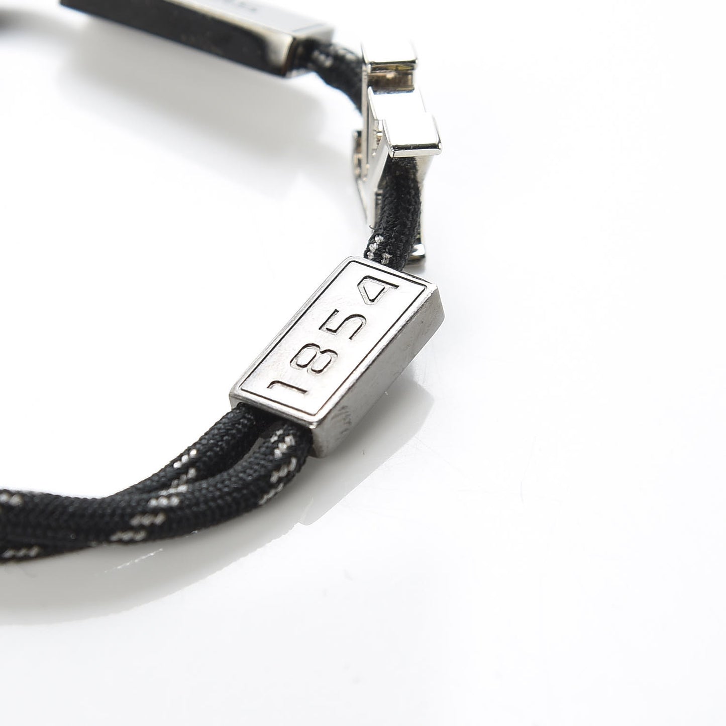 Nylon LV Satellite Bracelet M Black