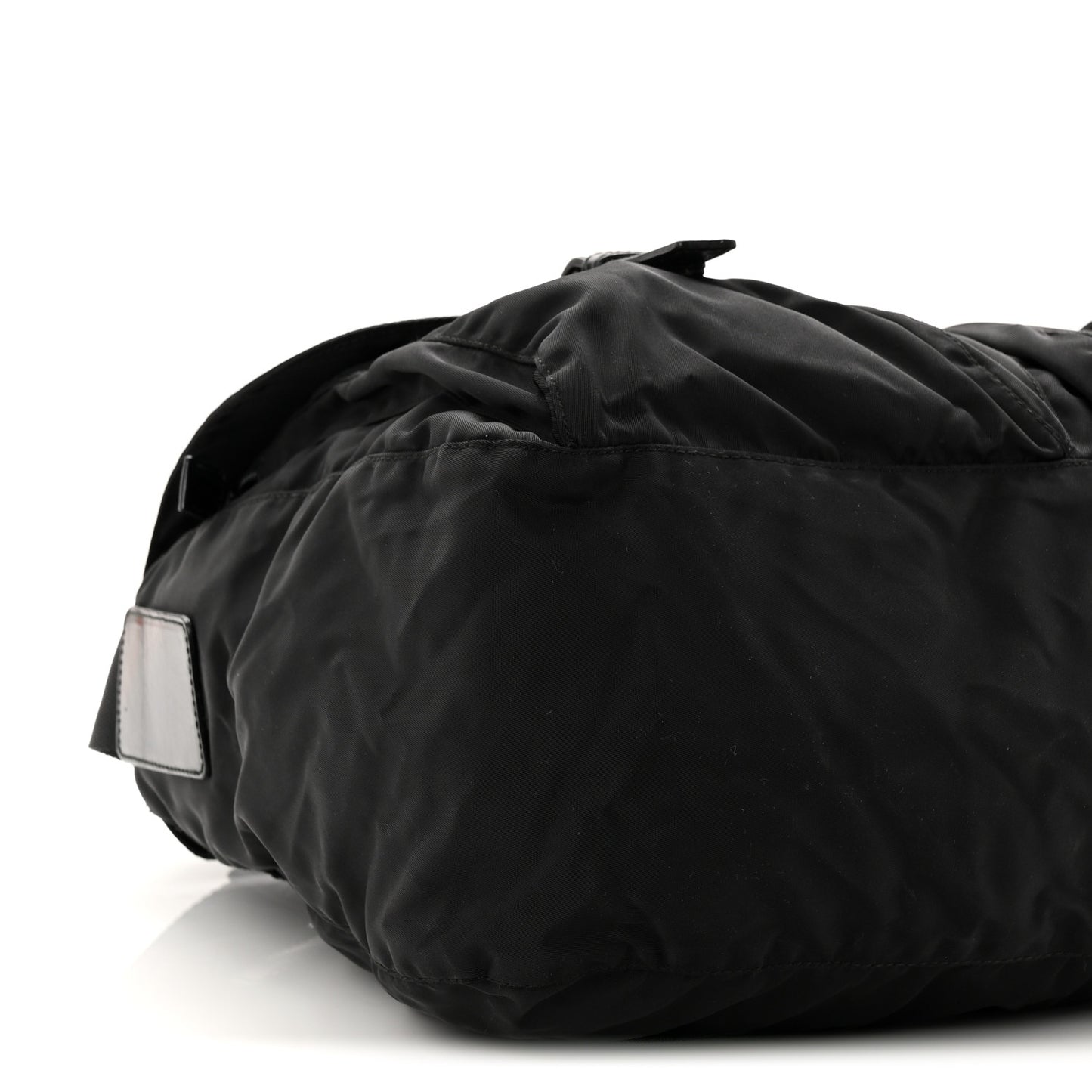 Tessuto Nylon Messenger Bag Black