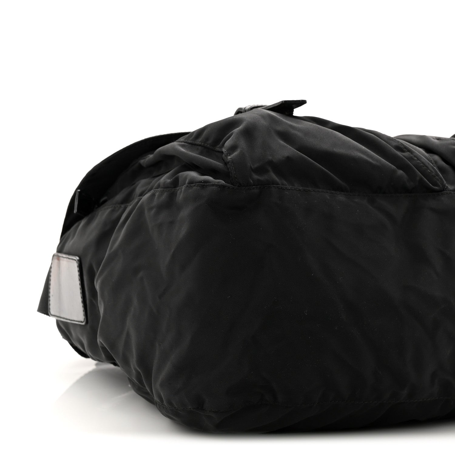 Prada Tessuto Nylon Messenger Bag Black 9 of 11