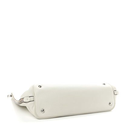 Prada Vitello Daino Side Zip Tote Talco 2 of 11