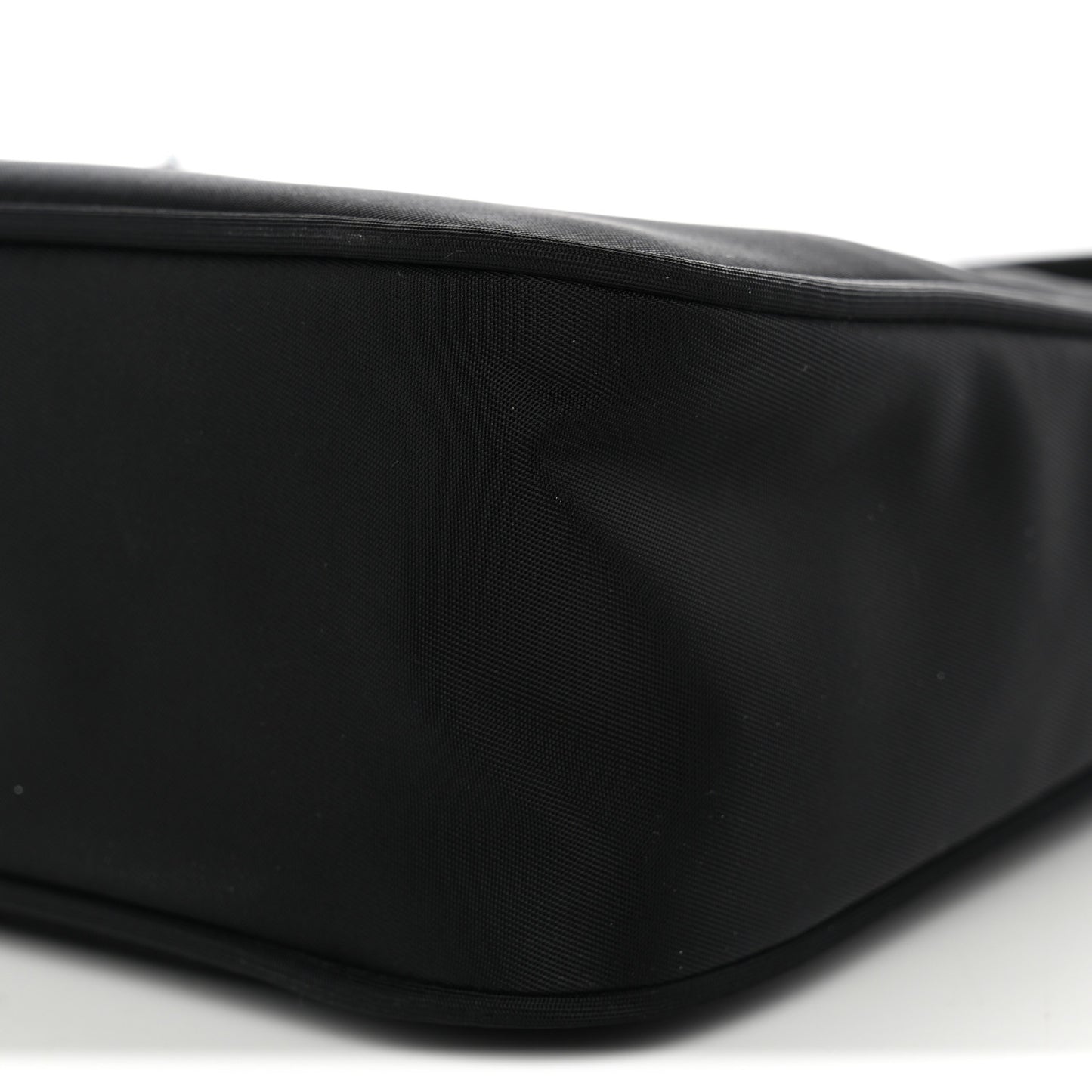 Tessuto Nylon Saffiano Mini Re-Edition 2000 Bag Black