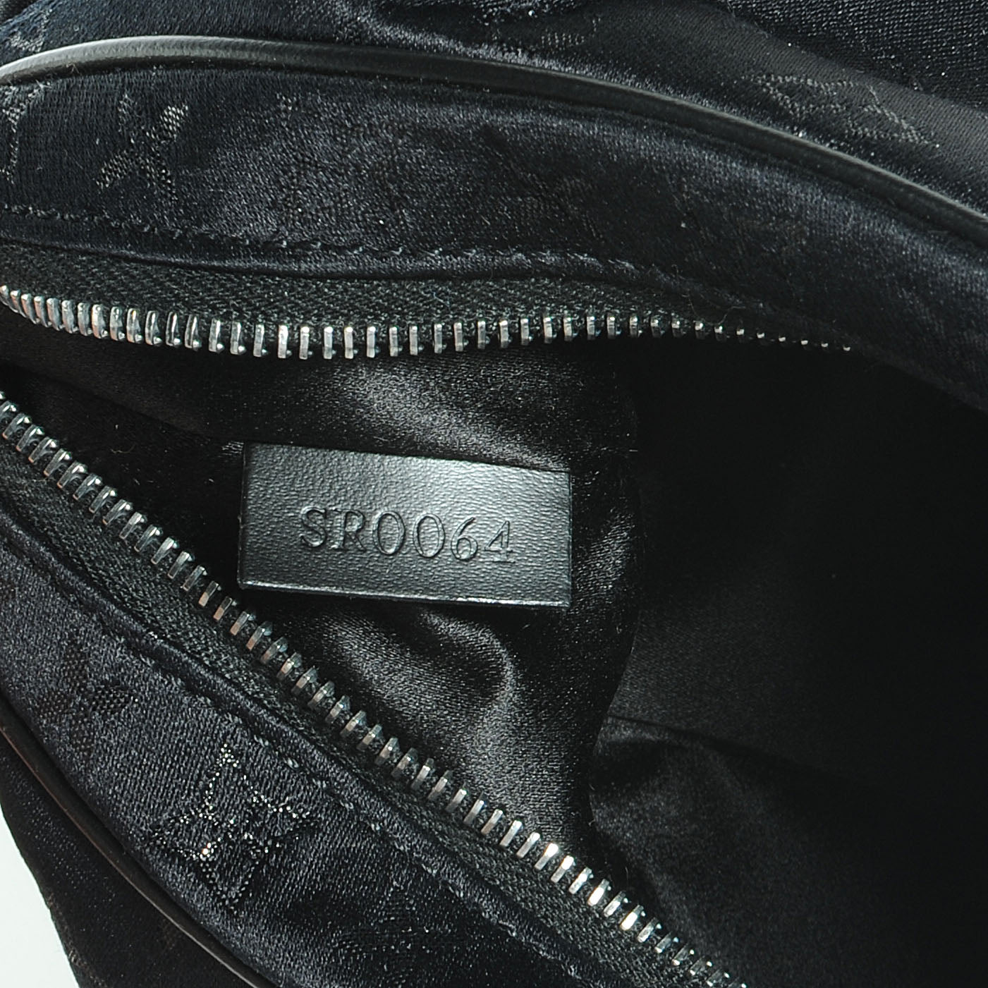 Satin Monogram Little Boulogne Black