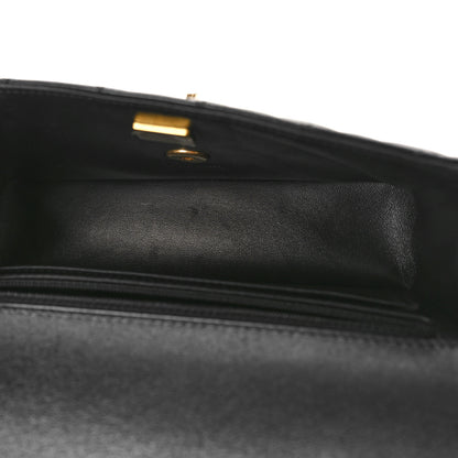 Chanel Lambskin Quilted Mini Strass On Top Flap Black 5 of 11
