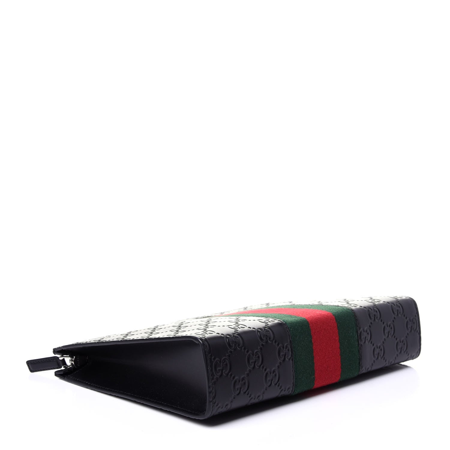 Gucci Guccissima Signature Web New Web Cosmetic Case Black 4 of 11