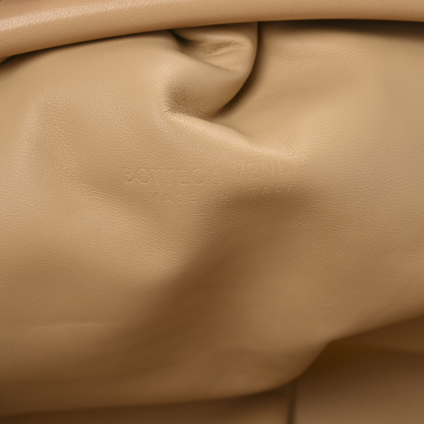 Nappa Maxi Intrecciato The Pouch Oversized Clutch Almond