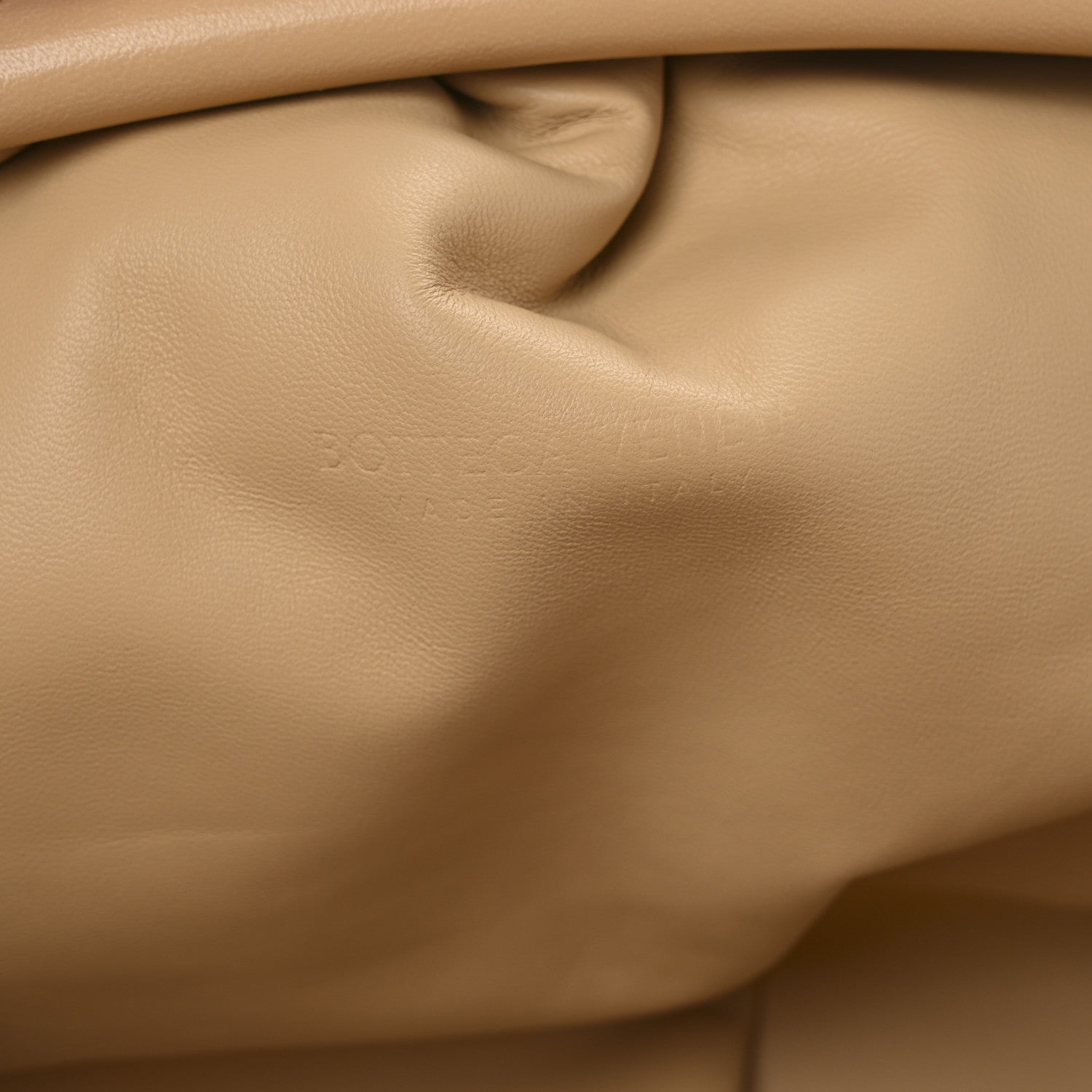 Bottega Veneta Nappa Maxi Intrecciato The Pouch Oversized Clutch Almond 6 of 12