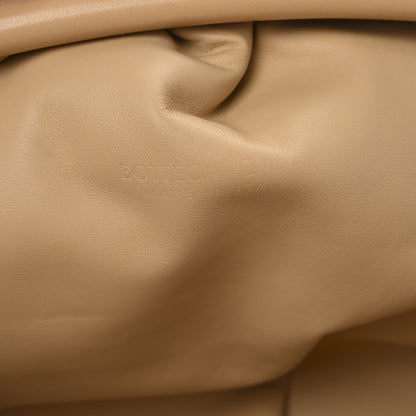 Bottega Veneta Nappa Maxi Intrecciato The Pouch Oversized Clutch Almond 6 of 12
