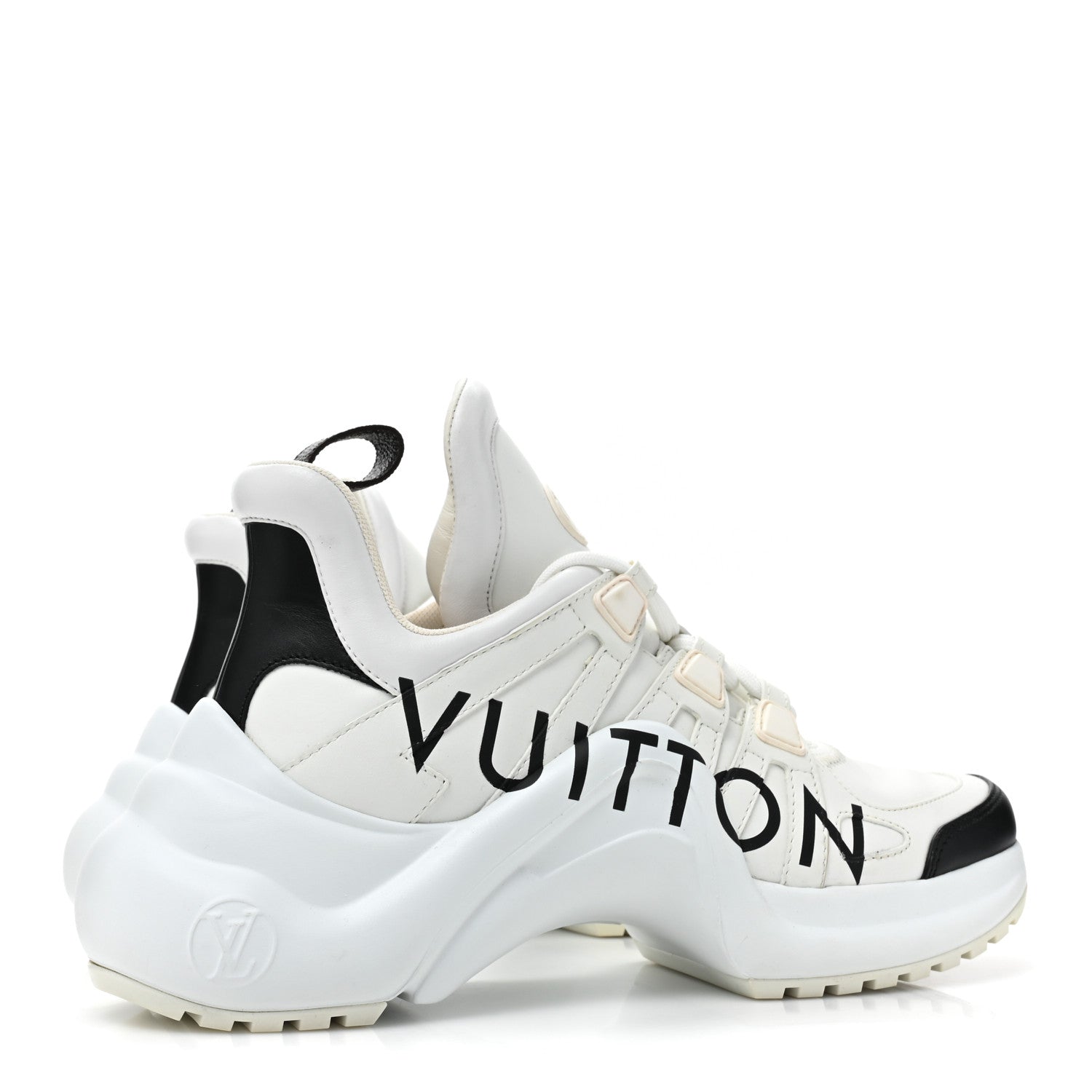 Louis Vuitton Calfskin Logo LV Archlight Sneakers 38 White 4 of 9