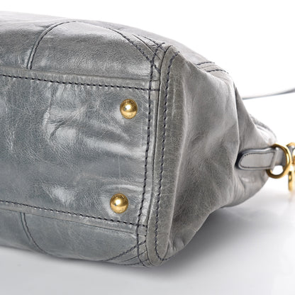 Prada Vitello Shine Shopping Satchel Avio 13 of 14
