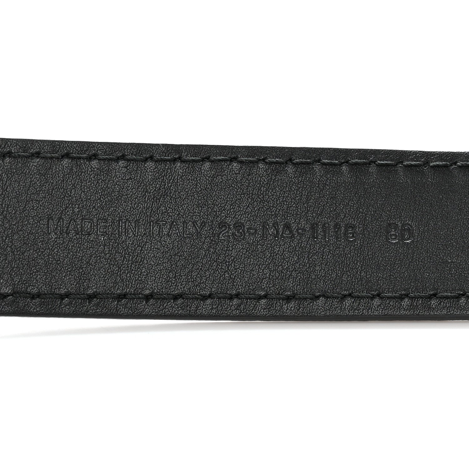Christian Dior Calfskin D Fence Belt 75 30 Black 6 of 9